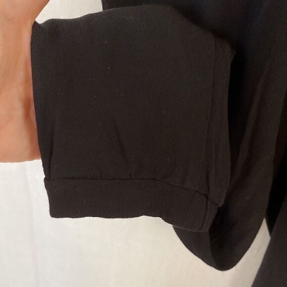 Bebe Pants Black Casual Pants with Elastic Waist and Ankles Size XS - Picture 4 of 8